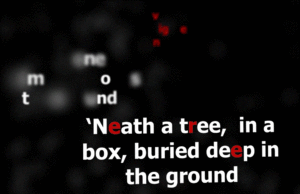 red letters